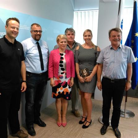 FORMAL MEETING WITH MINISTER DR. ALEKSANDRA PIVEC